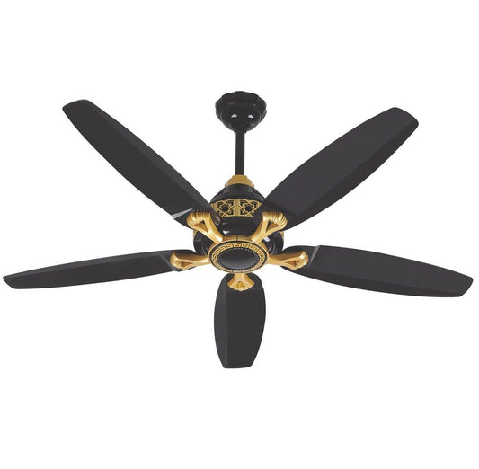 56" Inch 5 Blades Matt Black Remote Control Ceiling Fan