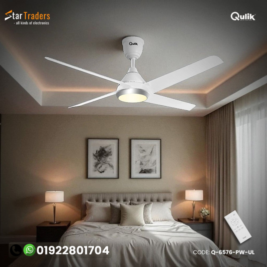 Alpha Edge 4B 53"- Decorative Energy Saving BLDC Remote Control Ceiling Fan