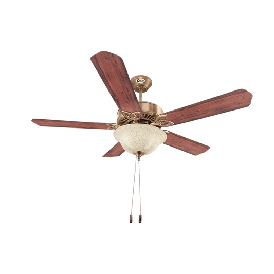 Subaris Solo Underlight Ceiling Fan 1300mm Antique Copper