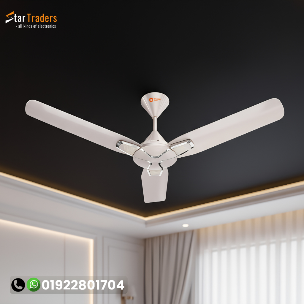Orient jazz art white 56" Inch Ceiling Fan