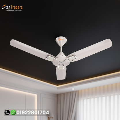 Orient jazz art white 56" Inch Ceiling Fan