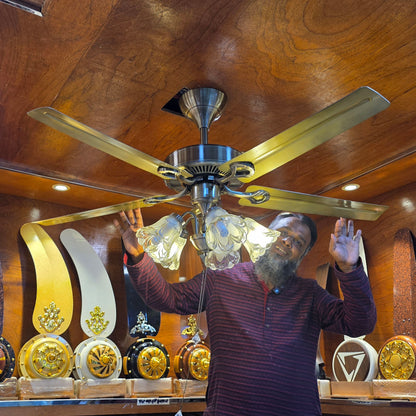 52" Inch Luxury 5 Blades Remote Control Fan