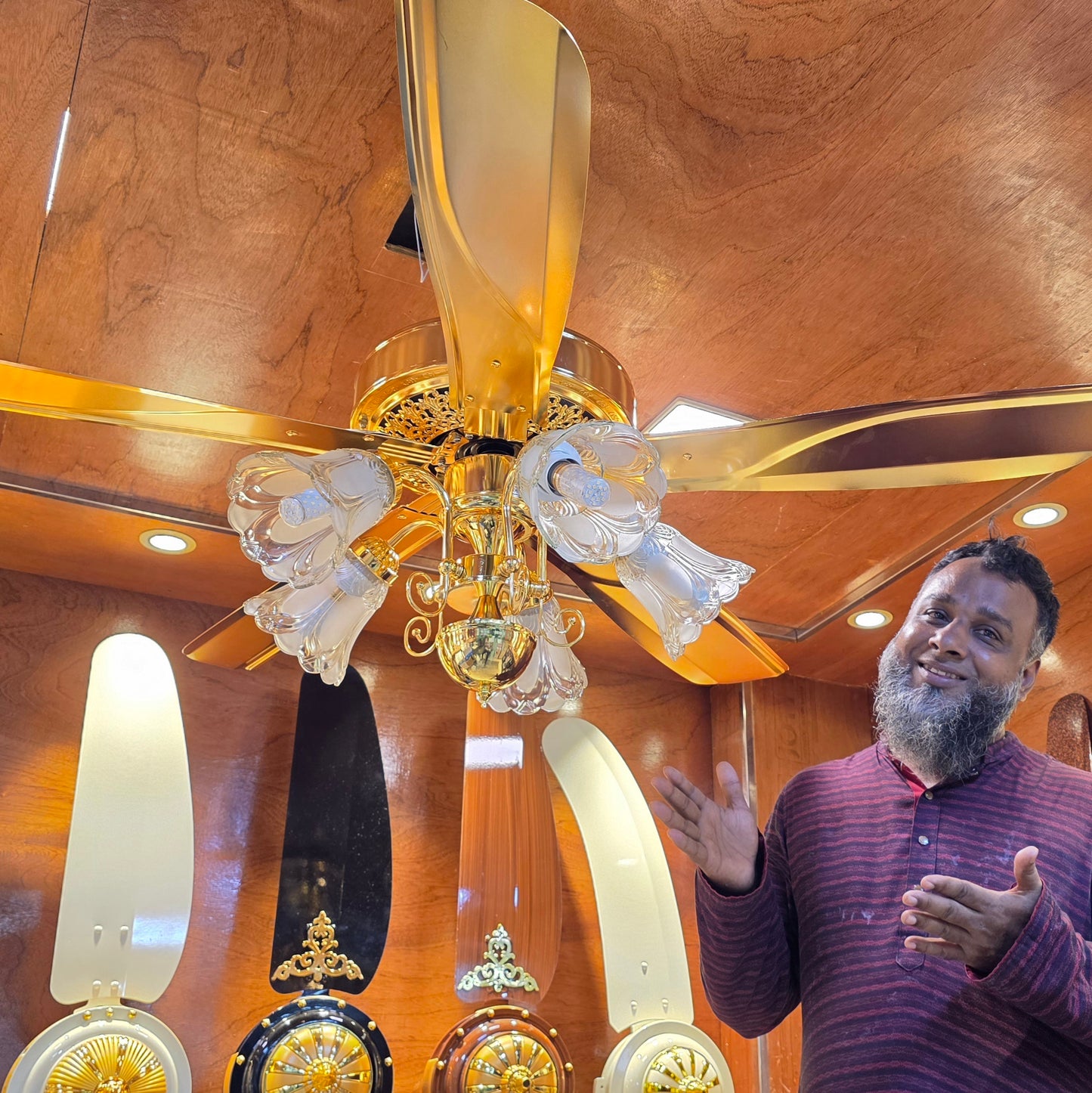 52" Inch Luxury Remote control Ceiling fan