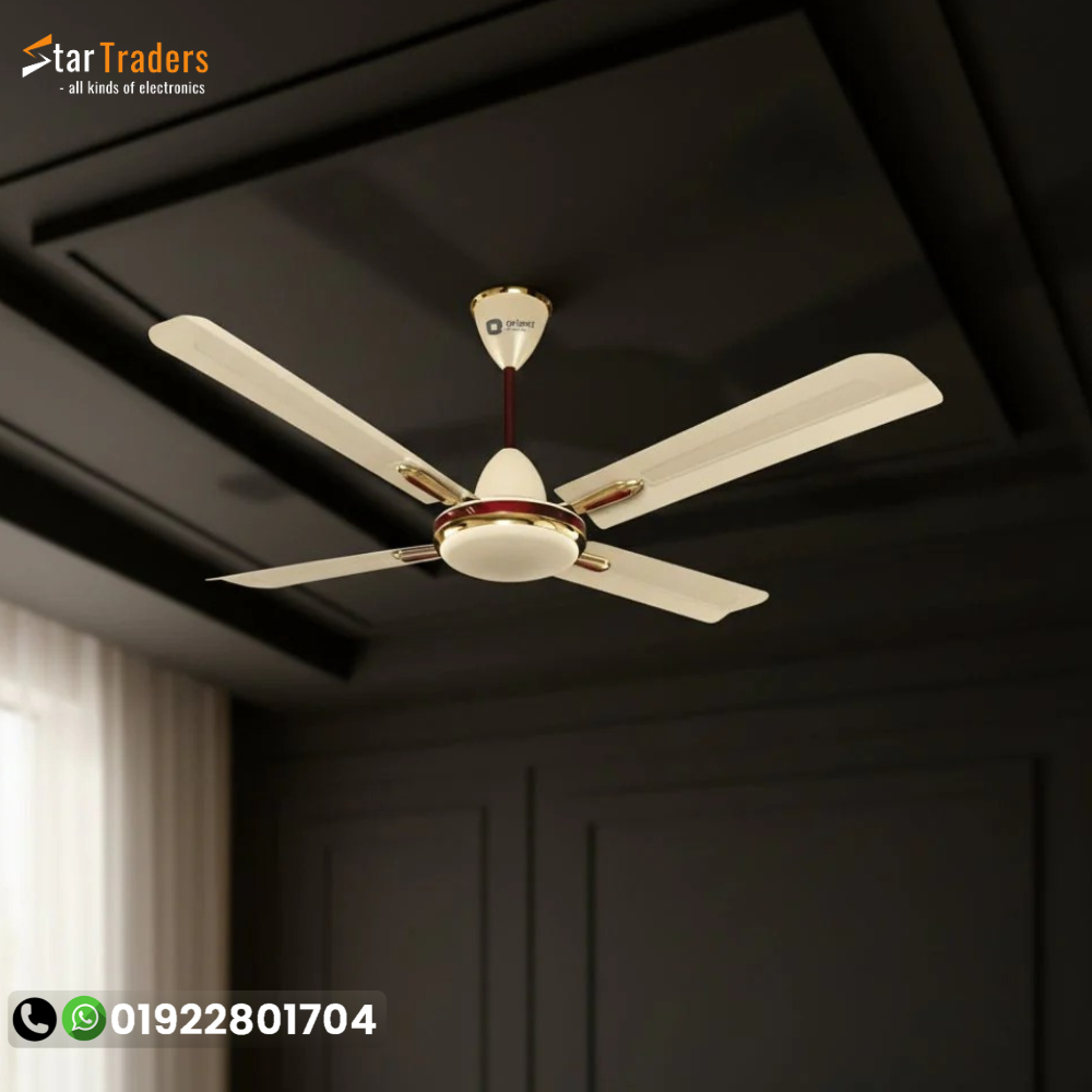 ORIENT Quadro Ornamental 56″(1400mm) Ceiling Fan – Cherry