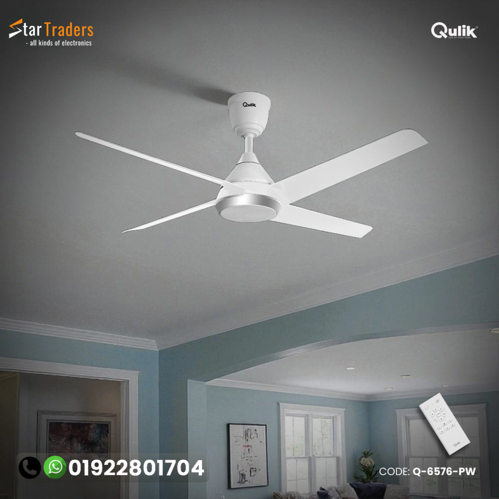 Alpha Edge 4B 53"- Decorative Energy Saving BLDC Remote Control Ceiling Fan