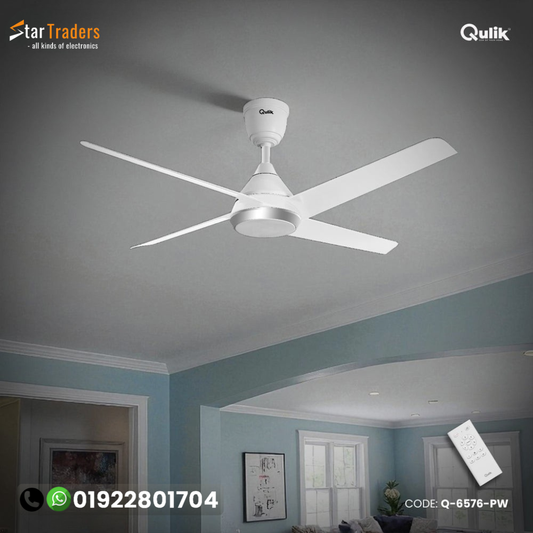 Alpha Edge 4B 53"- Decorative Energy Saving BLDC Remote Control Ceiling Fan