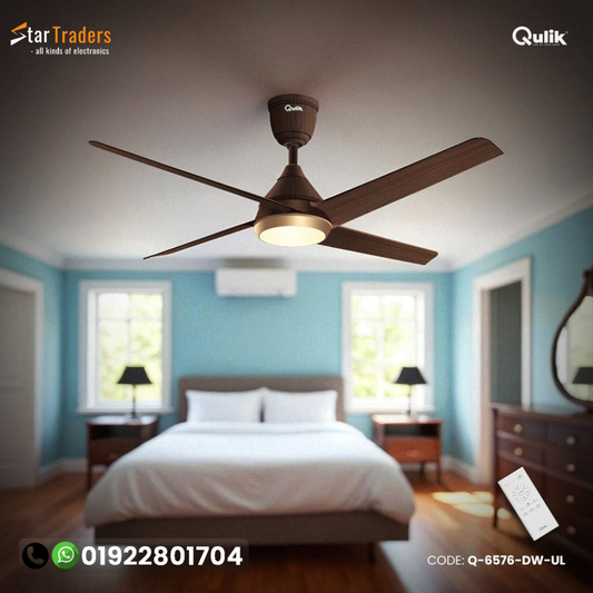 Alpha Edge 4B 53"- Decorative Energy Saving BLDC Remote Control Ceiling Fan