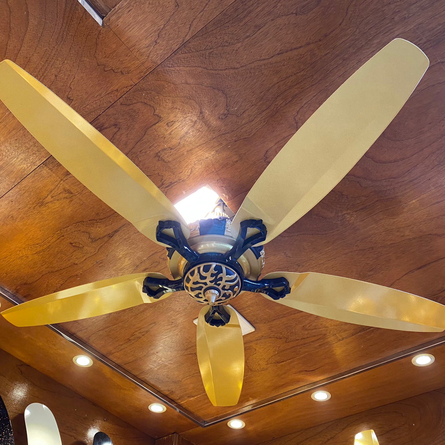 Pakistani 5 Blades 56 Inch Golden Ceiling fan
