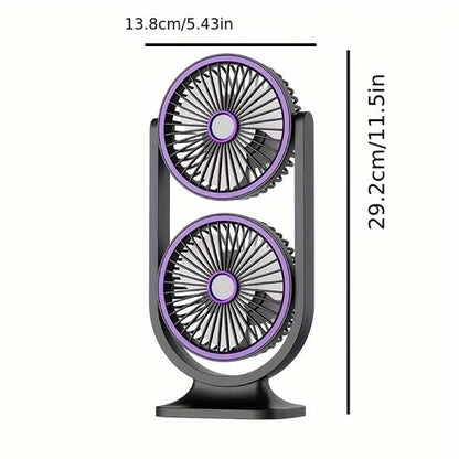 Multifunctional Desktop Dual-Head Fan (FS-29)