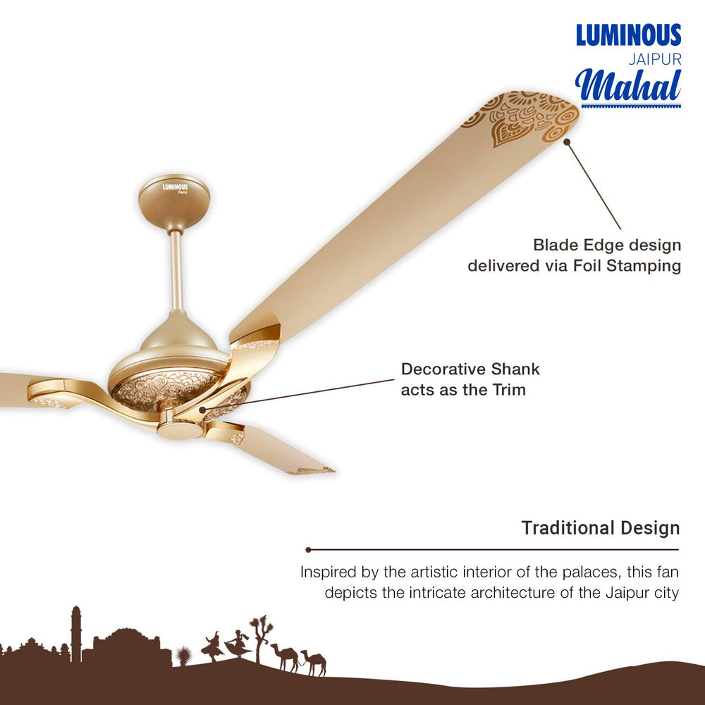 Luminous Jaipur Mahal 52'' (Thar Gold)