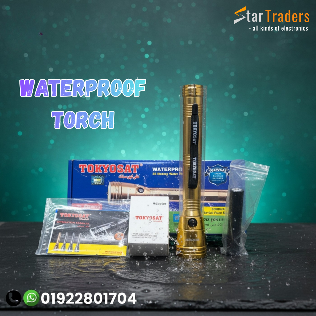 Tokyoset Waterproof Torch
