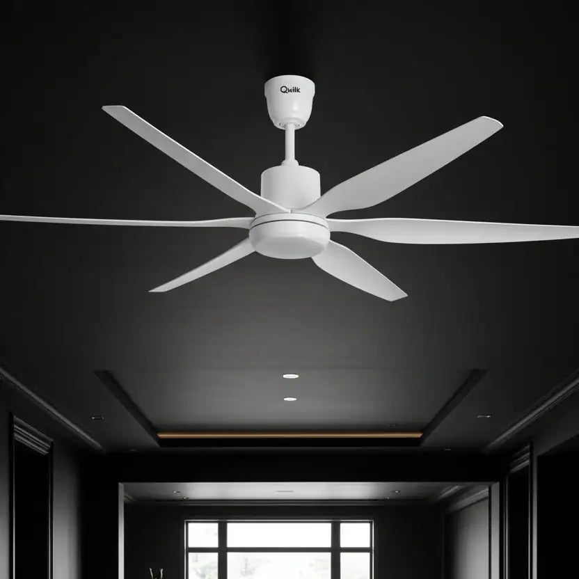 66" Inch Luxury White Ceiling Fan