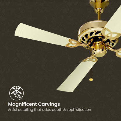 48" Inch Luxury ivory ceiling fan