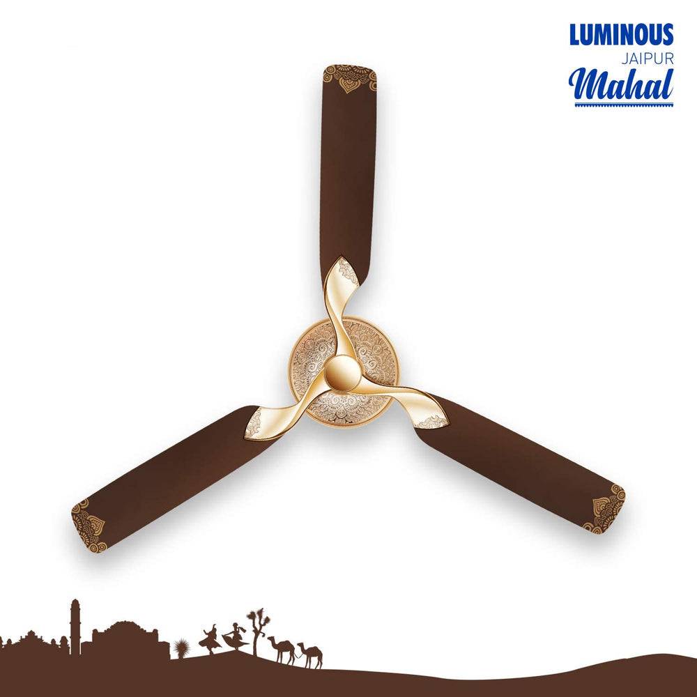 Luminous Jaipur Mahal 52'' (Tan Brown)