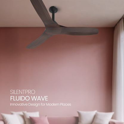 Crompton Silent Pro Enso 1225 mm (48 inch) ActivBLDC Remote Controlled Ceiling Fan (Chestnut Wood, Brown)