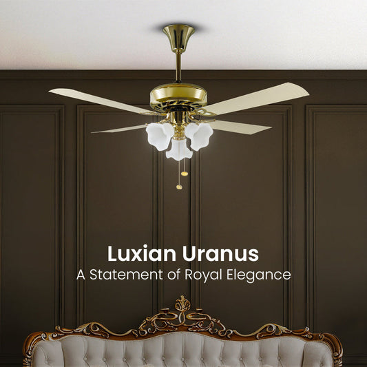 48" Inch Luxury ivory ceiling fan