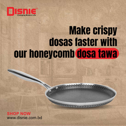 Disnie SUS 316 Honeycomb Dosa Tawa