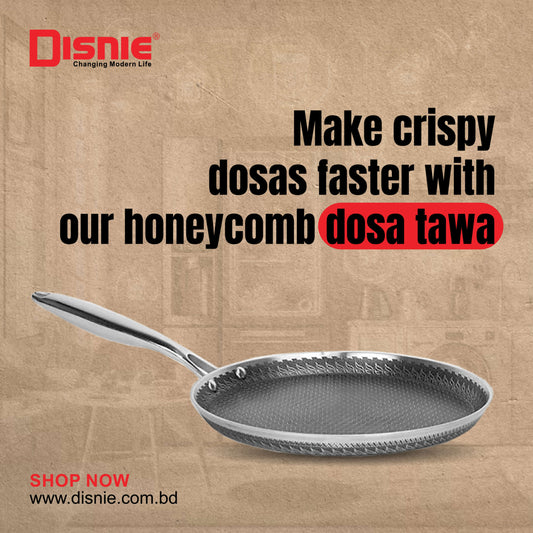 Disnie SUS 316 Honeycomb Dosa Tawa