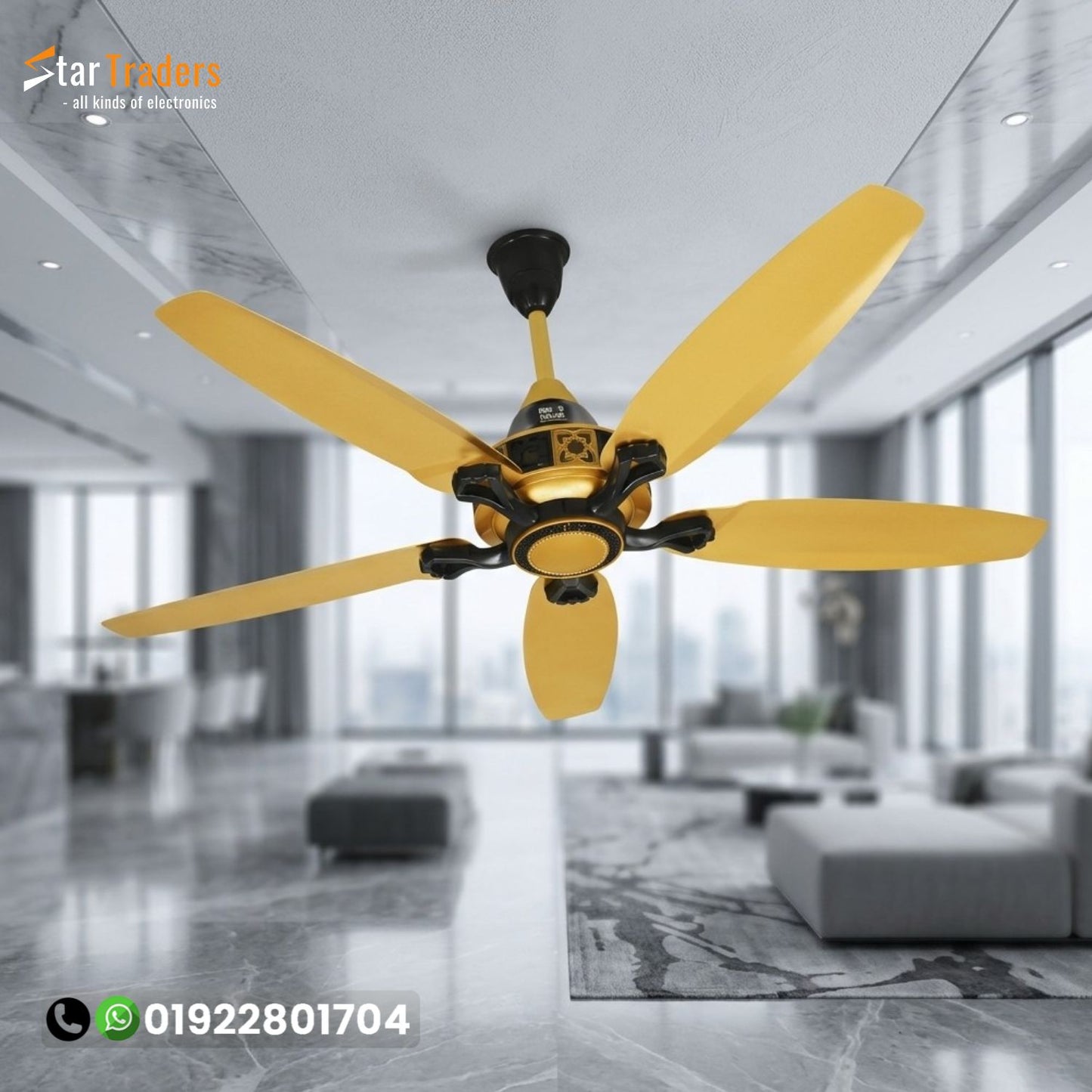 56" Inch 5 Blades inverter Remote Control   fan