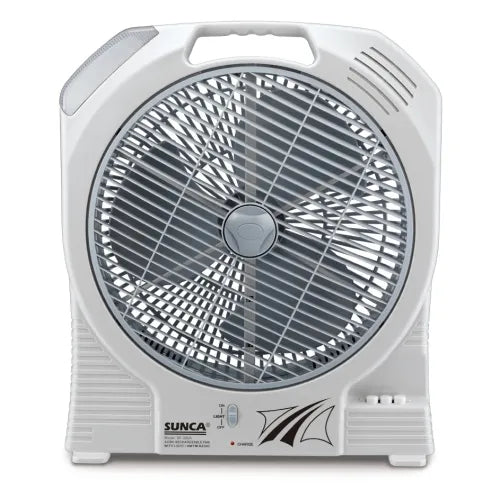 Sunca 14" Inch Double Battery Charger Fan