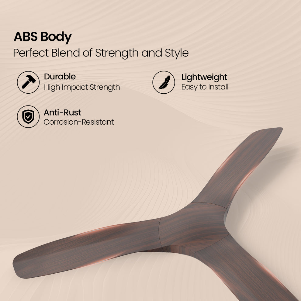 Crompton Silent Pro Enso 1225 mm (48 inch) ActivBLDC Remote Controlled Ceiling Fan (Chestnut Wood, Brown)