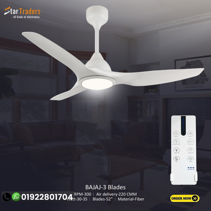 BAJAJ Adonis 3 Blades 52″ Ceiling Fan (BJ-103)