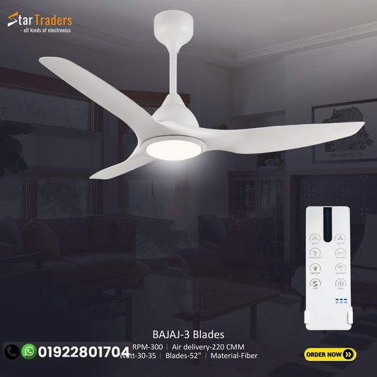 BAJAJ Adonis 3 Blades 52″ Ceiling Fan (BJ-103)