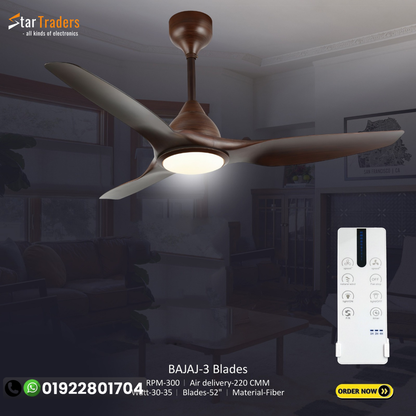 BAJAJ Adonis 3 Blades 52″ Ceiling Fan (BJ-103)