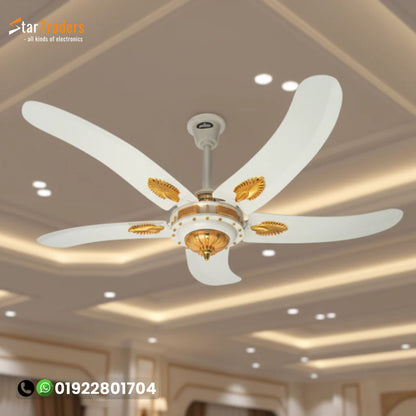 Pakistani 5 Blades 56" Inch Off White Ceiling Fan