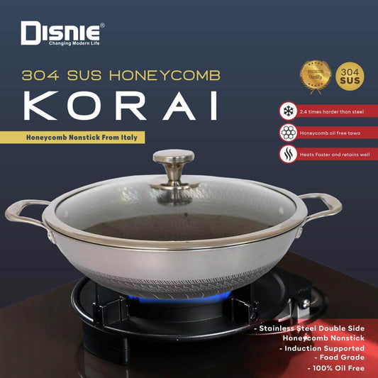 Disnie SUS 316 Honeycomb Korai With Lid