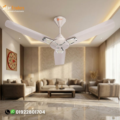 Orient jazz art white 56" Inch Ceiling Fan
