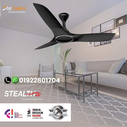 Havells Stealth Air Ceiling Fan – Metallic Black