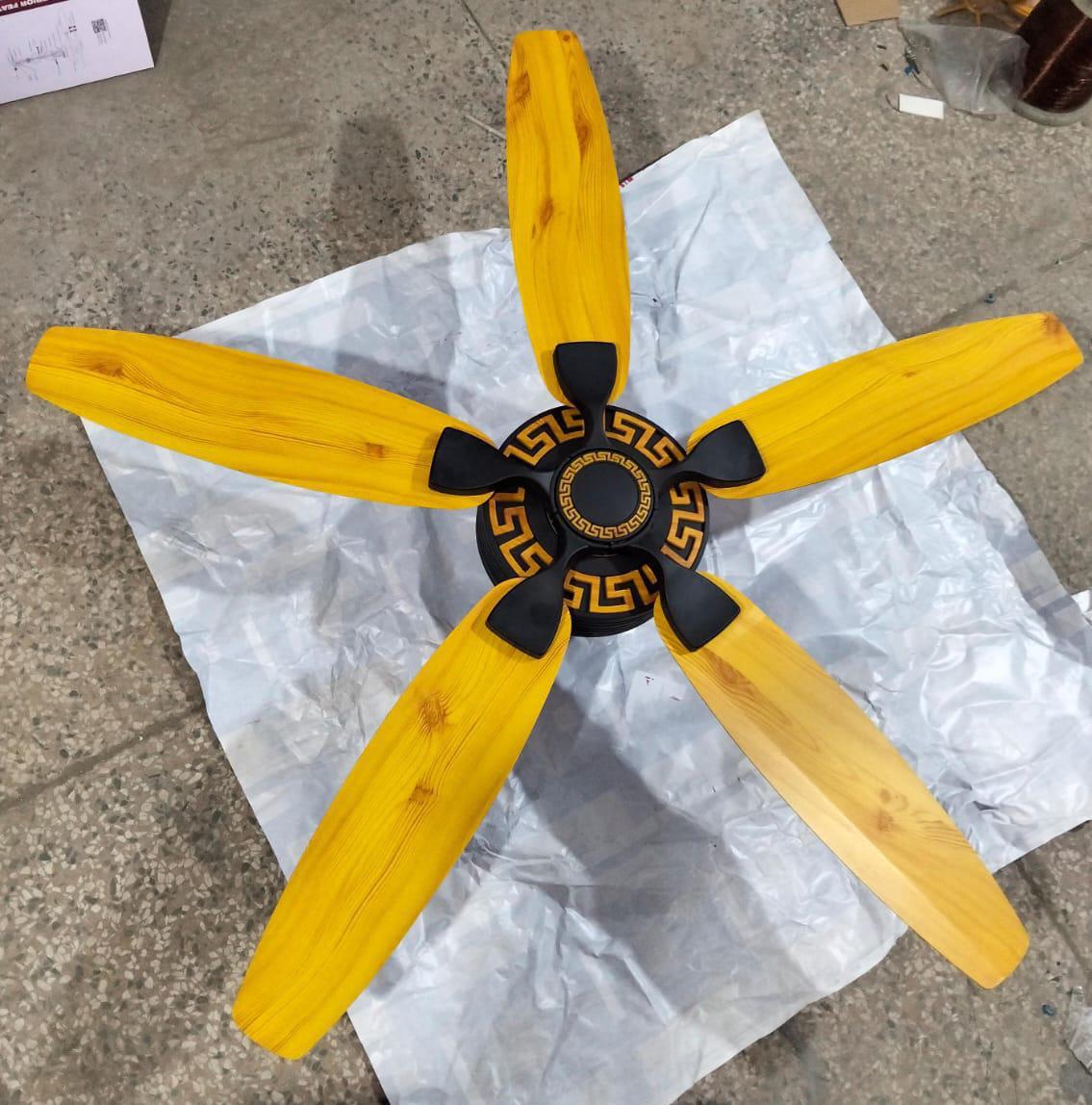 56" Inch Pakistani 5 Blades Light Wood Ceiling fan