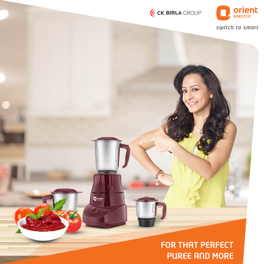 Orient Bolt Mixer Grinder (3 Jars )
