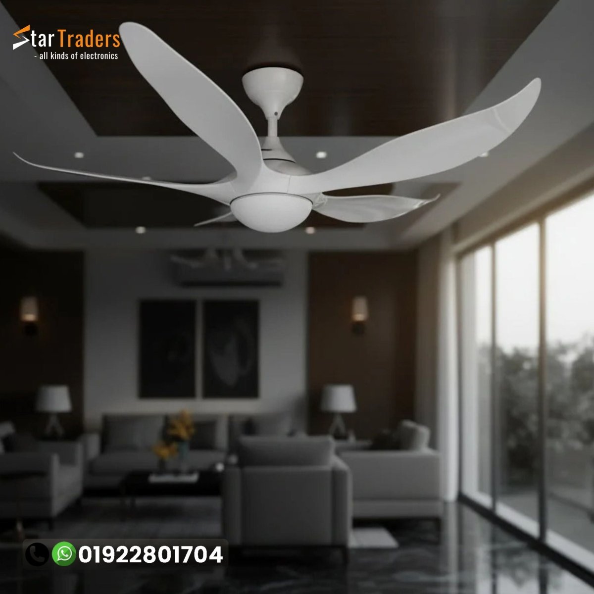 52" Inch Luxury Remote with light Ceiling fan