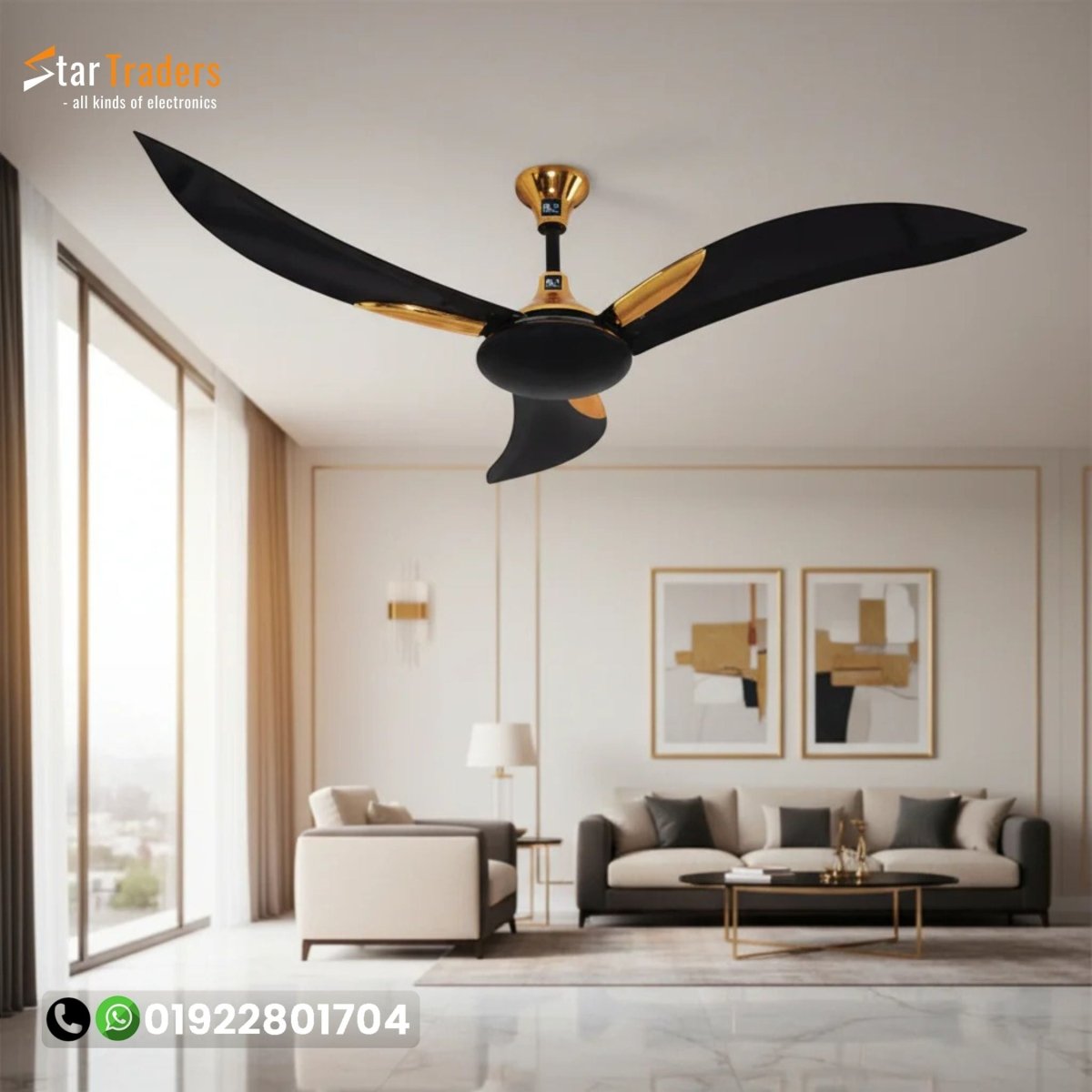 Pak 3 blade Pride 56" Inch Ceiling Fan