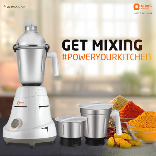 Orient Adele Mixer Grinder 900W(3 Jars)